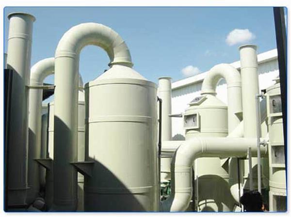 →废气废液处理系统